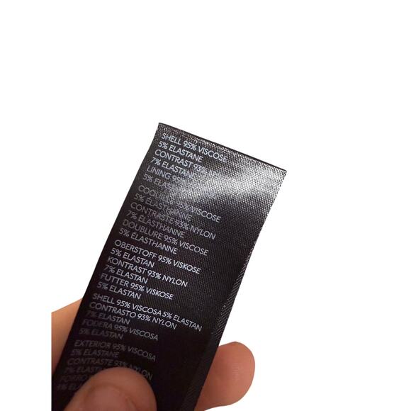 Anthropologie Mesh Halter Mock-Neck Dress – Floral Bodycon Midi, Size S - Picture 7 of 8